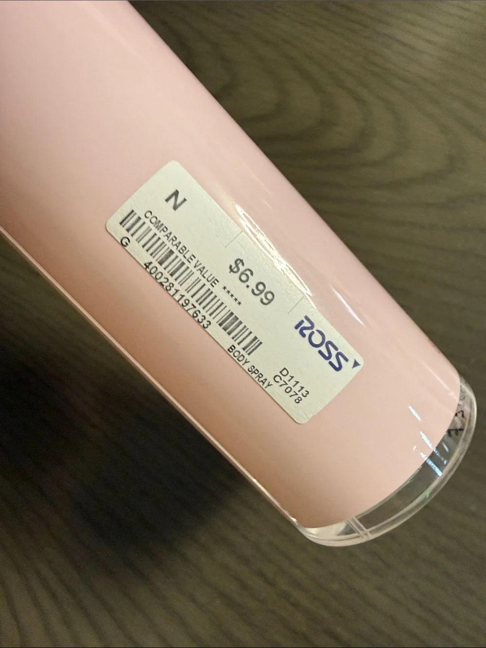 Blush Brand Soft Pink Body Mist - For Her